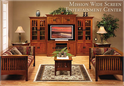Mission Wide Screen Entertainment Center
